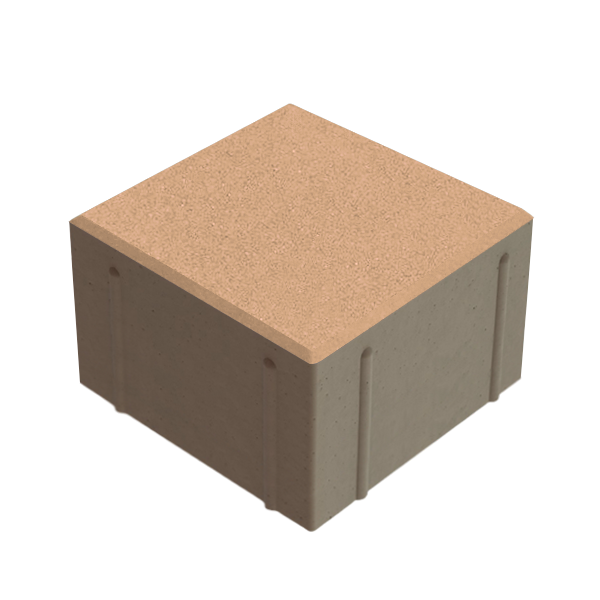 Квадрат 150x150x100  Бежевый б/ц, ч/п