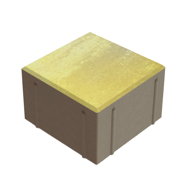 Квадрат 150x150x100 Янтарь ( б/ц)