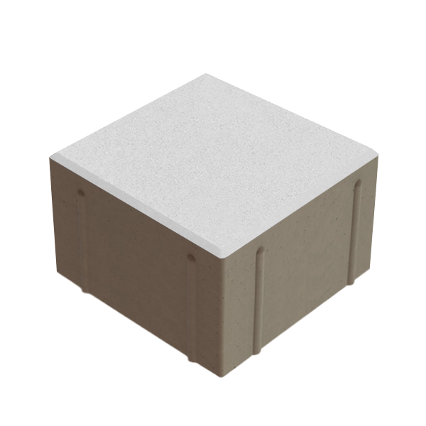 Квадрат 150x150x100 Кристалл б/ц, ч/п