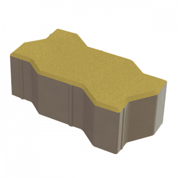 Зигзаг 225х109.5х80 Желтый с/ц, ч/п