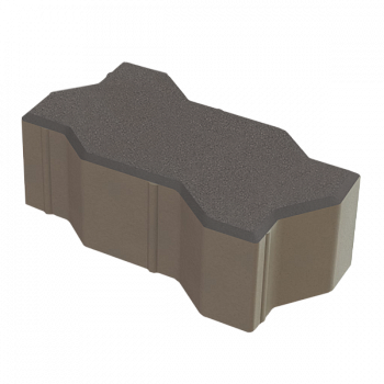 Зигзаг 225х109.5х80  Темно-серый с/ц, ч/п