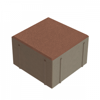 Квадрат 150x150x100  Коричневый б/ц, ч/п