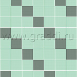 Крупноформатная плита Квадрат 1000х1000х100 Белый, б/ц, ч/п