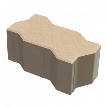 Зигзаг (Волна) 222x109,5x100  Палевый б/ц, ч/п