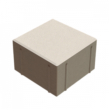 Квадрат 150x150x100  Белый, б/ц, ч/п