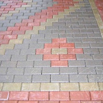 Брусчатка 240х120х60 ГОСТ 17608-91 Красный с/ц, п/п