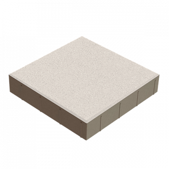 Квадрат (П2-8) 400х400х80  Белый, б/ц, ч/п