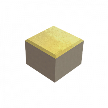 Кубик 100х100х80  Янтарь ( б/ц)